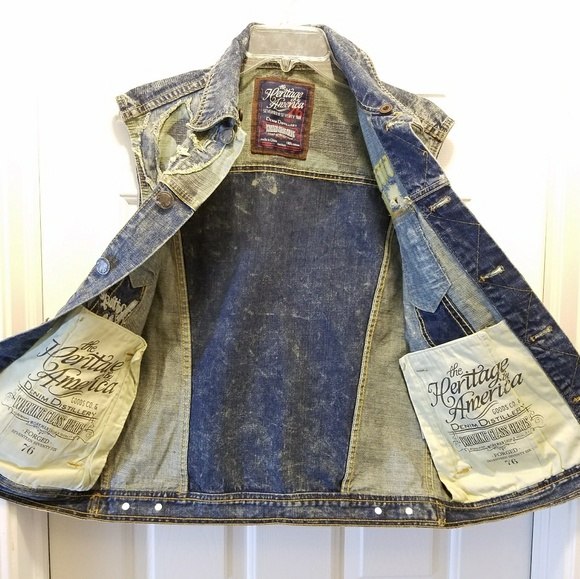 The Heritage American Denim Jacket Medium Size - Picture 3 of 7